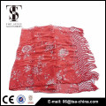 2013 новых моде цветочные печатных 100% полиэстер длинные кисточки шарф